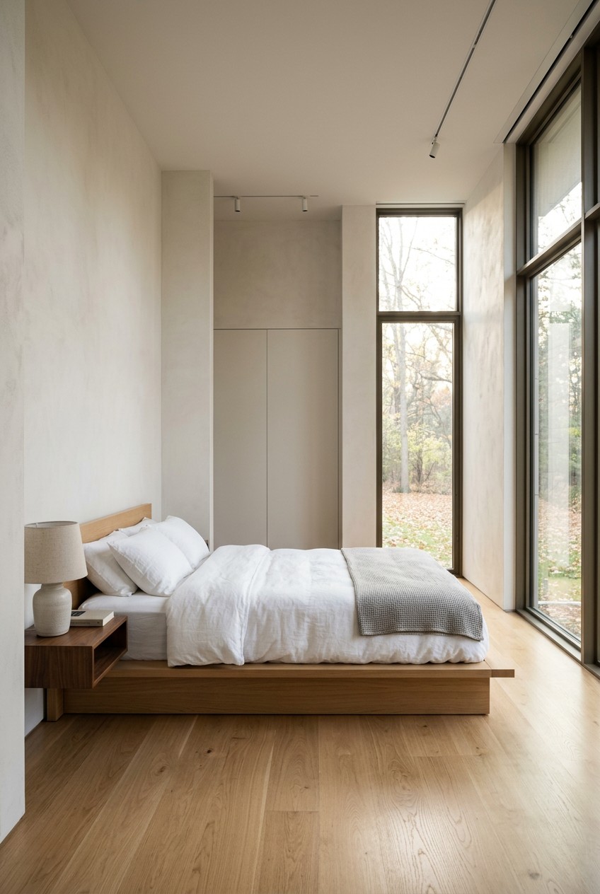 modern minimalist bedroom - 17 Modern Minimalist Bedroom for Every Budget