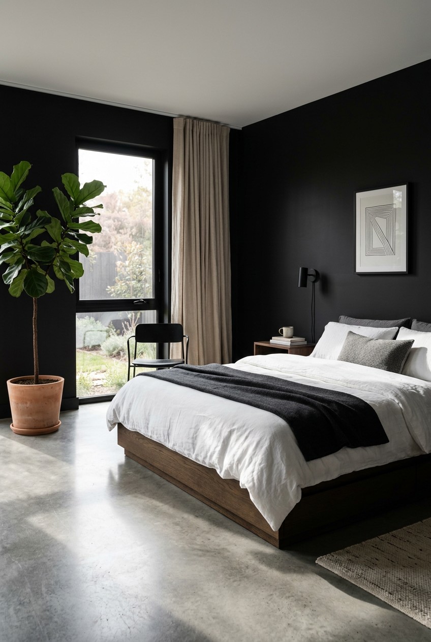 minimalist bedroom black and white - 17 Minimalist Bedroom Black And White Worth Trying